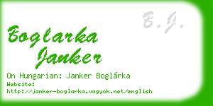 boglarka janker business card