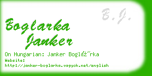boglarka janker business card